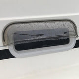 Install these port shields for more comfortable cruising, come rain or shine